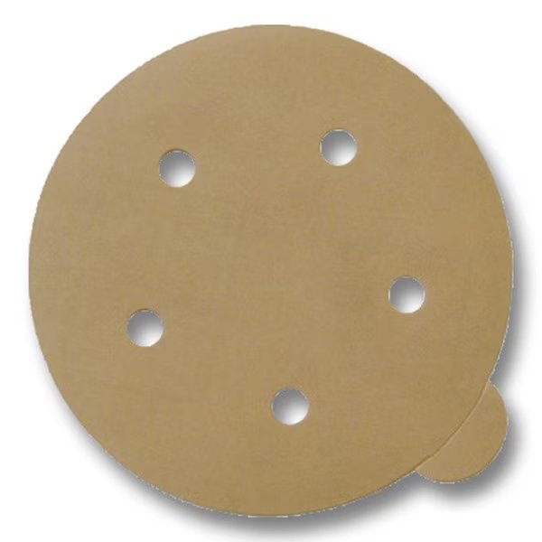 Sanding Disc 5-in W x 5-in L 120-Grit 5-Hole Disc Tab PSA 100-Pack, Pasco, Mfr#: P6.23-051205DWT